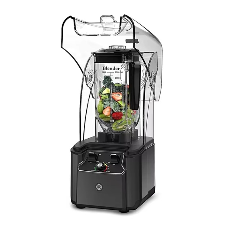 Blender High Power - Airo ハイスピードパワー 3.35HP 防音カバー付きブレンダー 2500ワット 2.2リットル