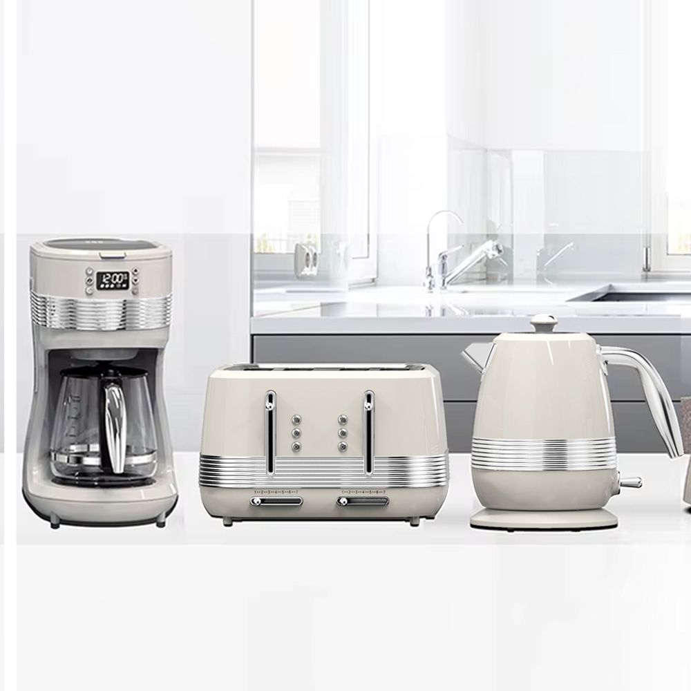 Kitchen Appliances In Sale - 2026年ホットセール トースターと電気ケトル キッチン家電セット コーヒーメーカー ステンレス製電気ケトルとトースター