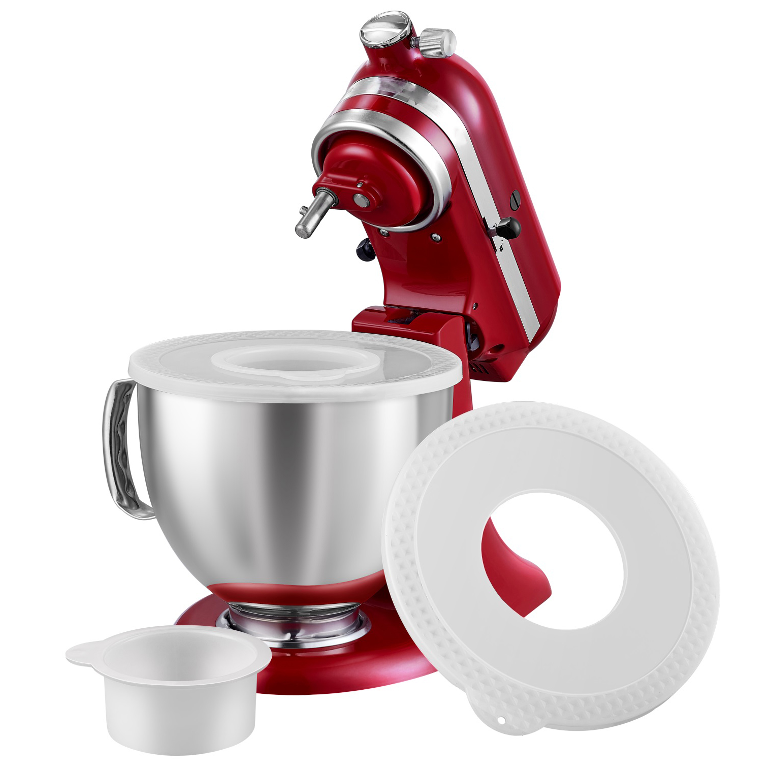 Stand Mixer Bowl - 1 個/2 個ミキサーボウルカバーキッチンエイド 4.5-5 クォートチルトヘッドスタンドミキサーボウルカバー蓋