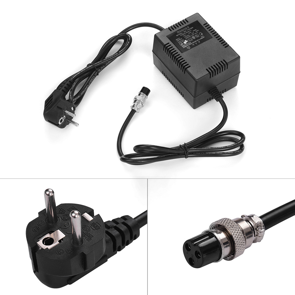 Blender High Power - ハイパワーミキシングコンソールミキサー電源、acアダプター、17v、1600ma、60w、3ピンコネクタ、220v入力、EUプラグ (yamahmg16 6fxおよびmg用)