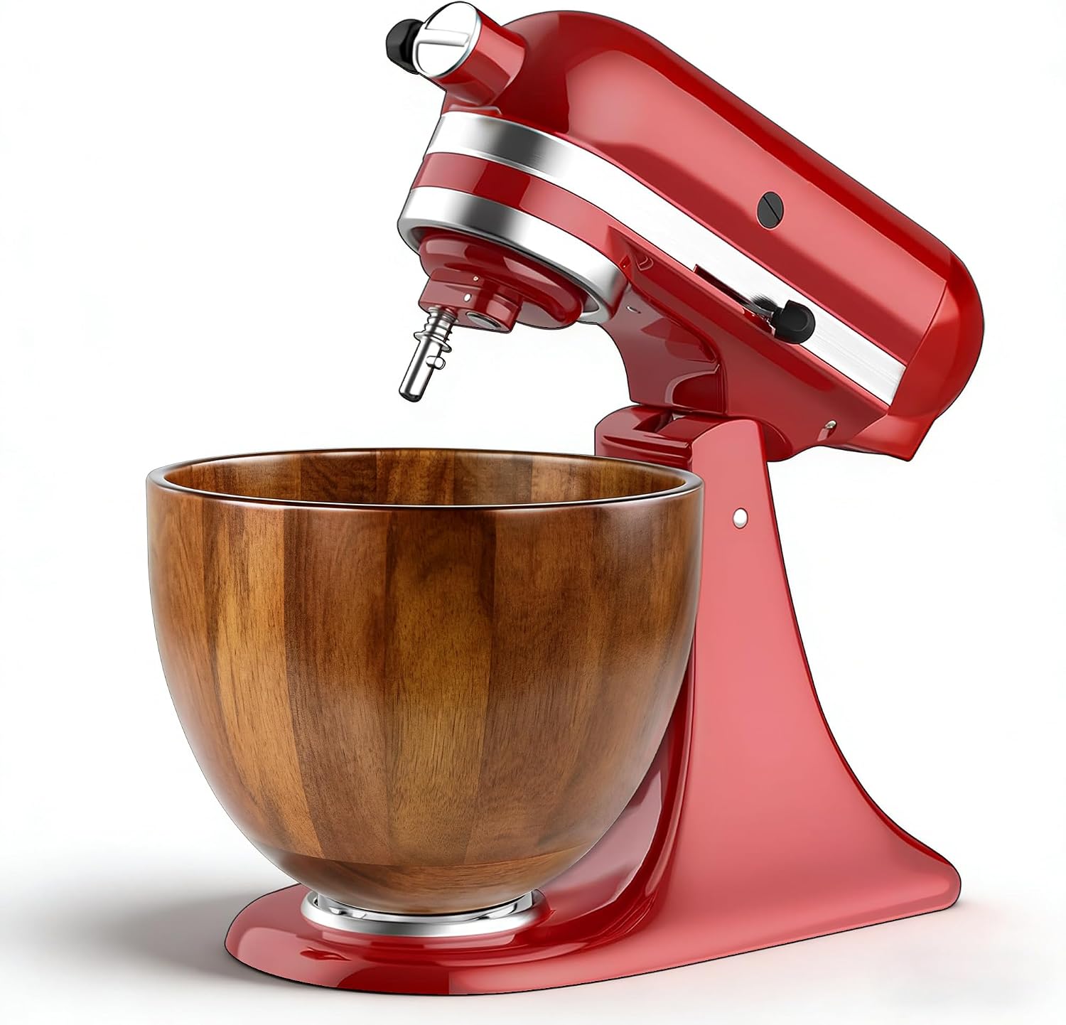 Stand Mixer Bowl - KITOART 5QT ウッドミキシングボウル キッチンエイド ティルトヘッドスタンドミキサー用 アカシア製