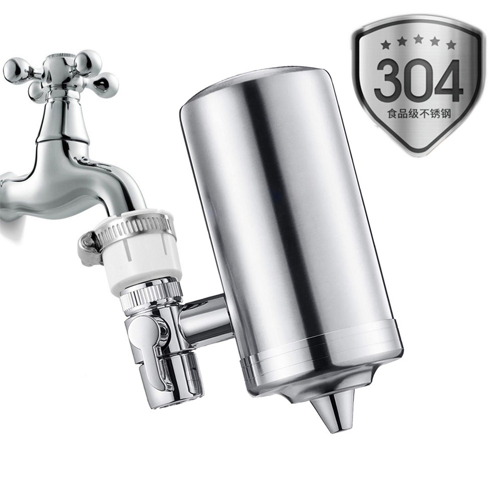 Kitchen Appliances And Utensils - 蛇口浄水器 304 ステンレス鋼浄水器マウント濾過システム家庭用キッチン浄水器タップ塩素を減らす