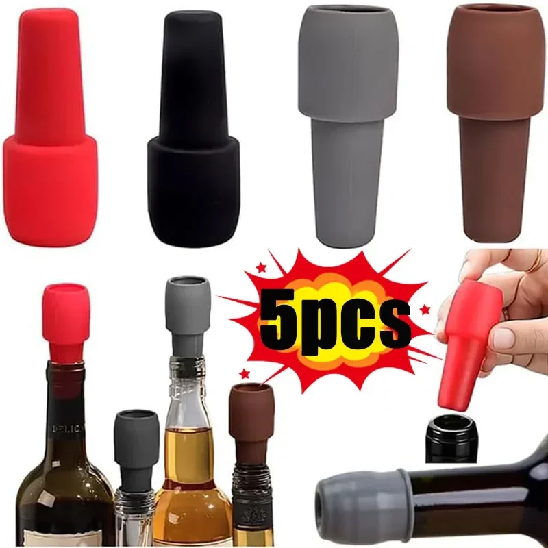 赤ワインのボトルストッパーとキャップ,ユニバーサル,ソフトシ - Kitchen Appliances And Utensils のレビューと価格