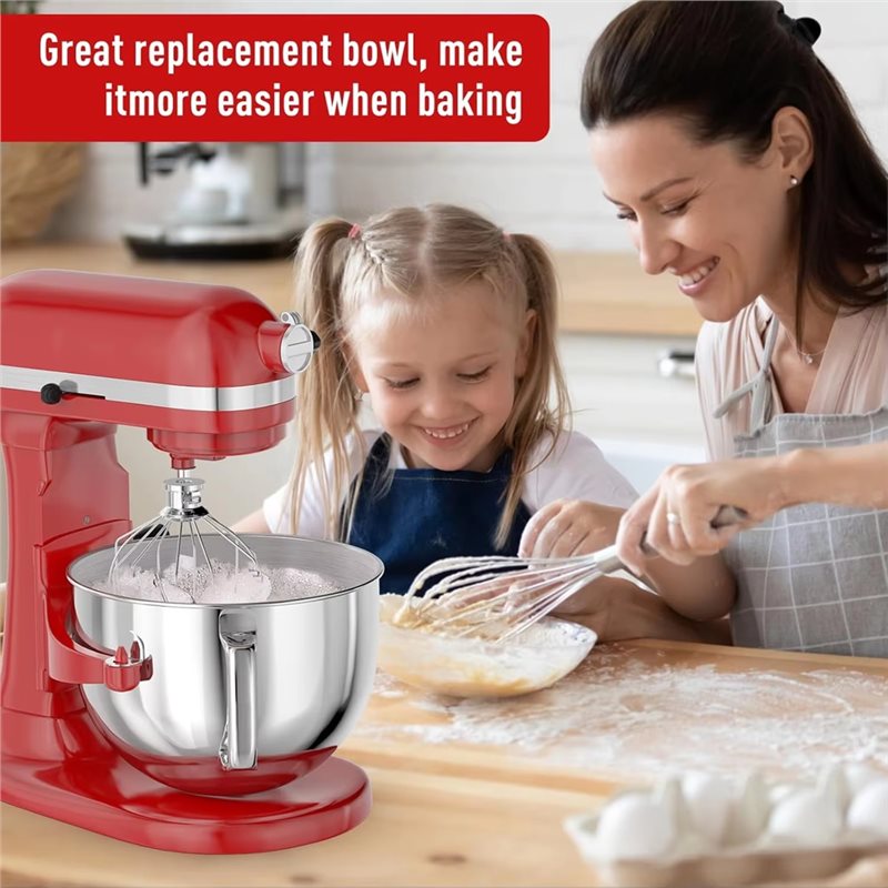 ABYN-7QT ステンレス製ミキサーボウル キッチンエイド - Stand Mixer Bowl のレビューと価格