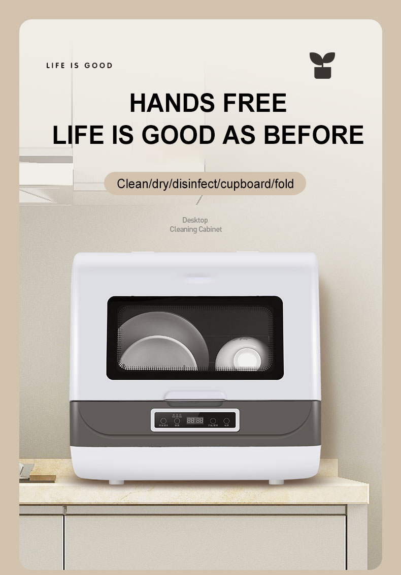 ポータブルミニ卓上食洗機 家庭用キッチン家電 清潔な食器洗い - Kitchen Appliances For Home のレビューと価格