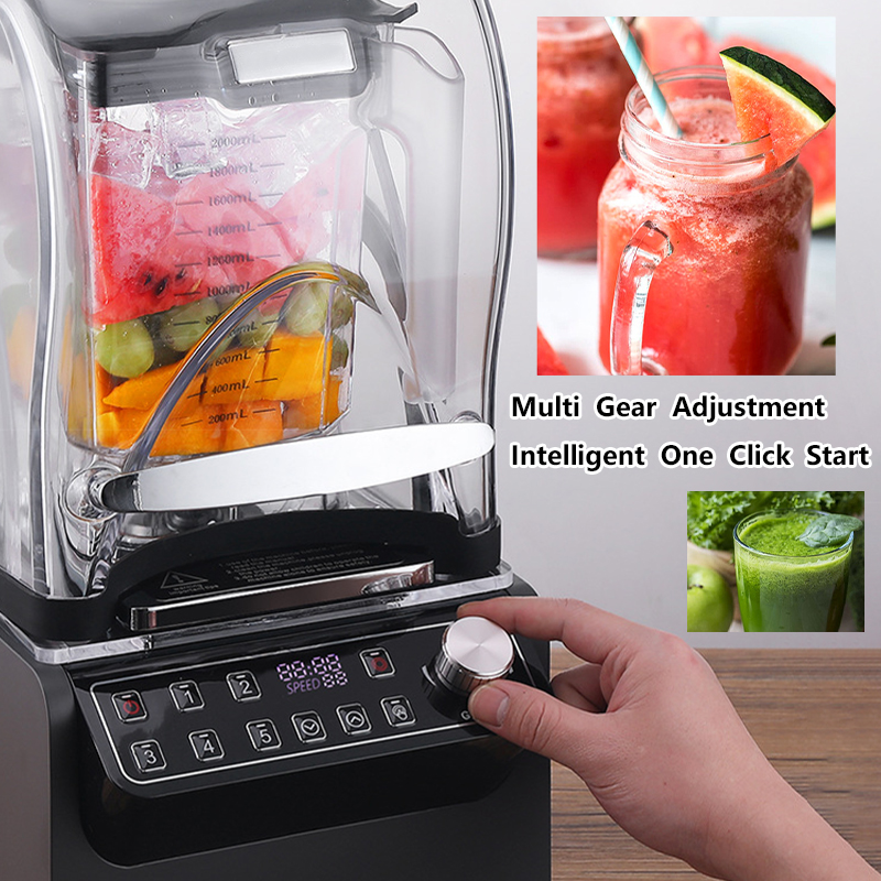 1800W業務用アイスブレンダーマシン、ヘビーデューティース - Blender High Power のレビューと価格