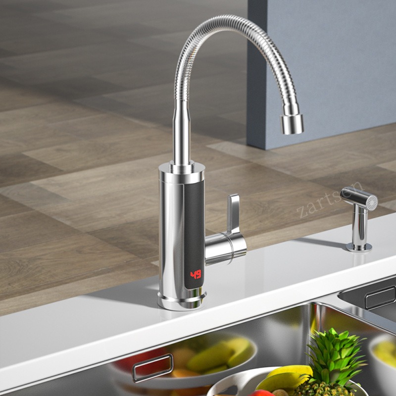 キッチン蛇口電気タップキッチンタップ瞬間湯沸かし器加熱可能  - Kitchen Appliances And Utensils のレビューと価格