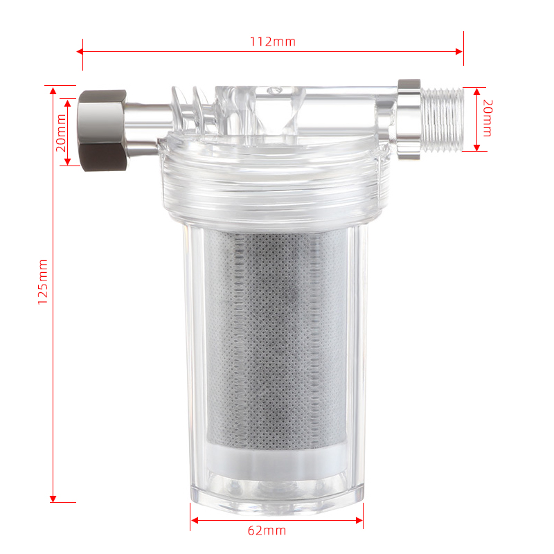1PC 浄水器出力ユニバーサルシャワーフィルター活性炭シャワ - Kitchen Appliances And Utensils のレビューと価格