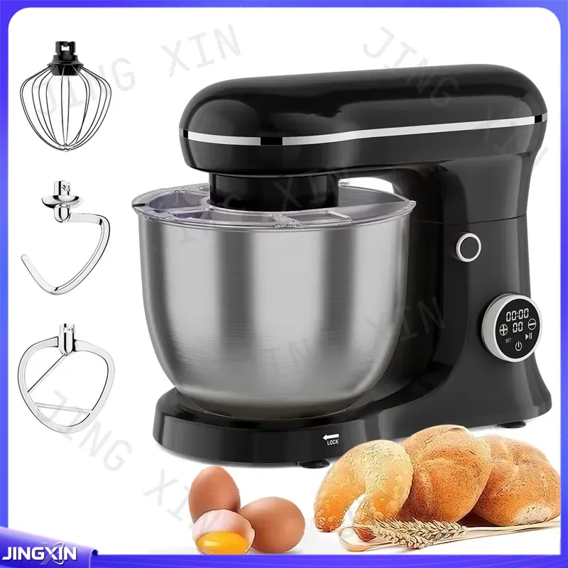 5Lスタンドミキサー 1500W 電動生地こね機 ステンレス - Stand Mixer Bowl のレビューと価格