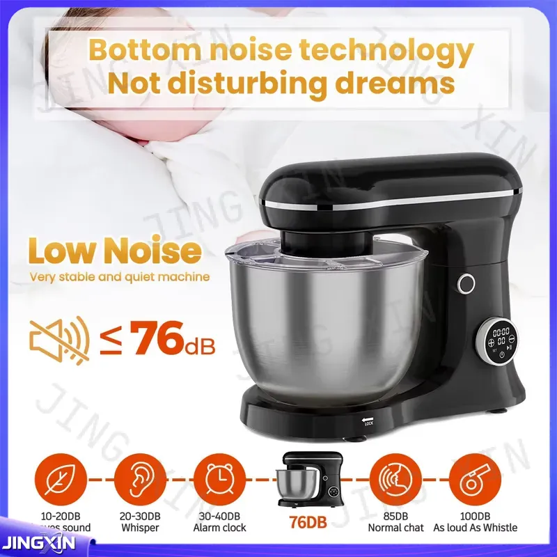 5Lスタンドミキサー 1500W 電動生地こね機 ステンレス - Stand Mixer Bowl のレビューと価格
