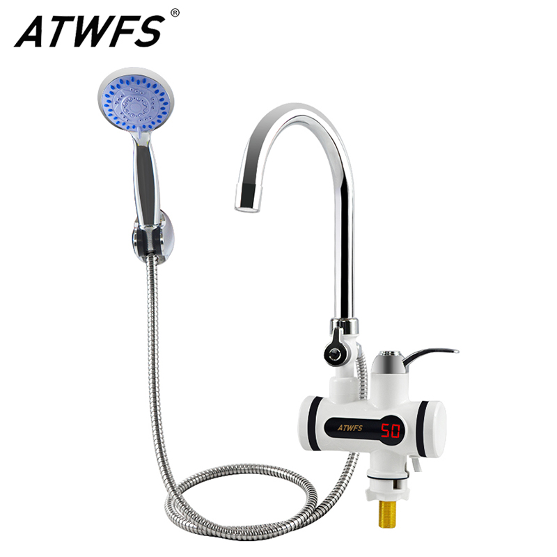 ATWFS 3000 ワットタンクレス給湯器蛇口シャワーイン - Kitchen Appliances And Utensils のレビューと価格