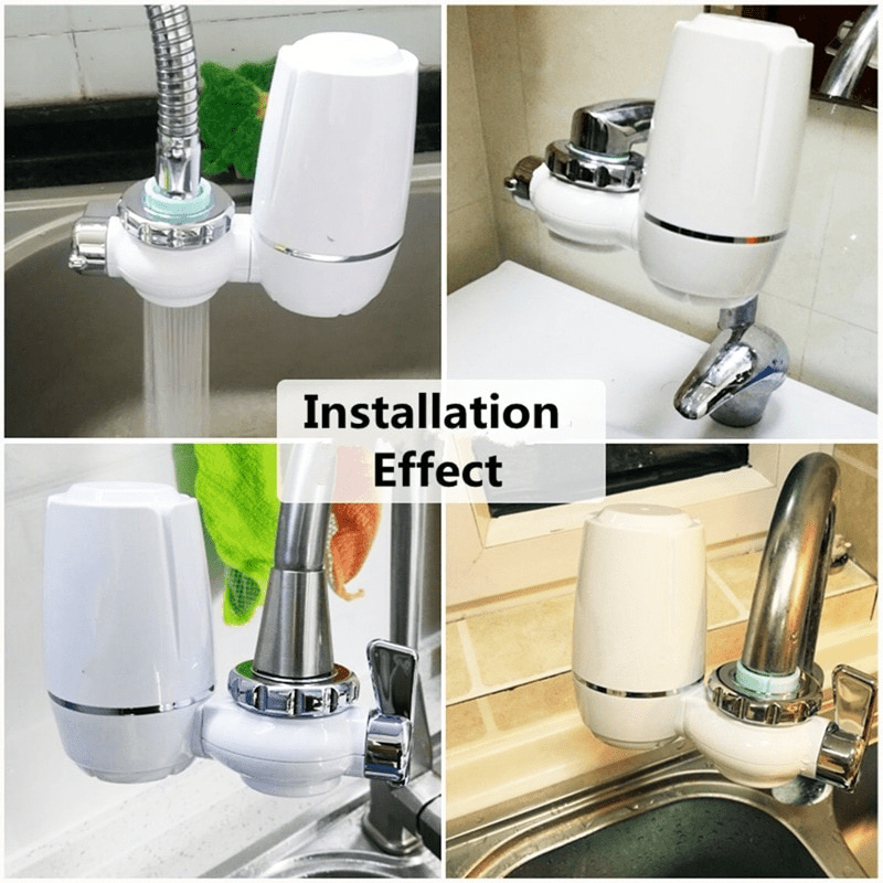 1個入り浄水器 キッチン蛇口用 洗えるセラミック製ミニフィル - Kitchen Appliances And Utensils のレビューと価格