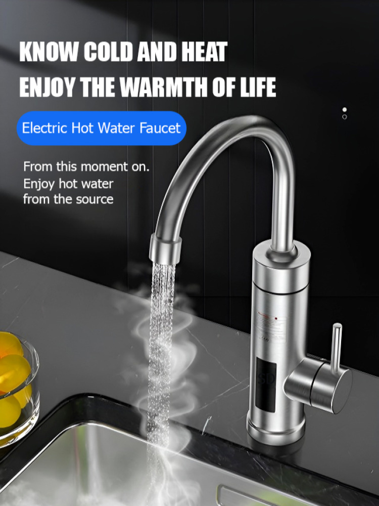 浴室電気蛇口高速加熱キッチン浴室シャワー水道水ヒーター - Kitchen Appliances And Utensils のレビューと価格