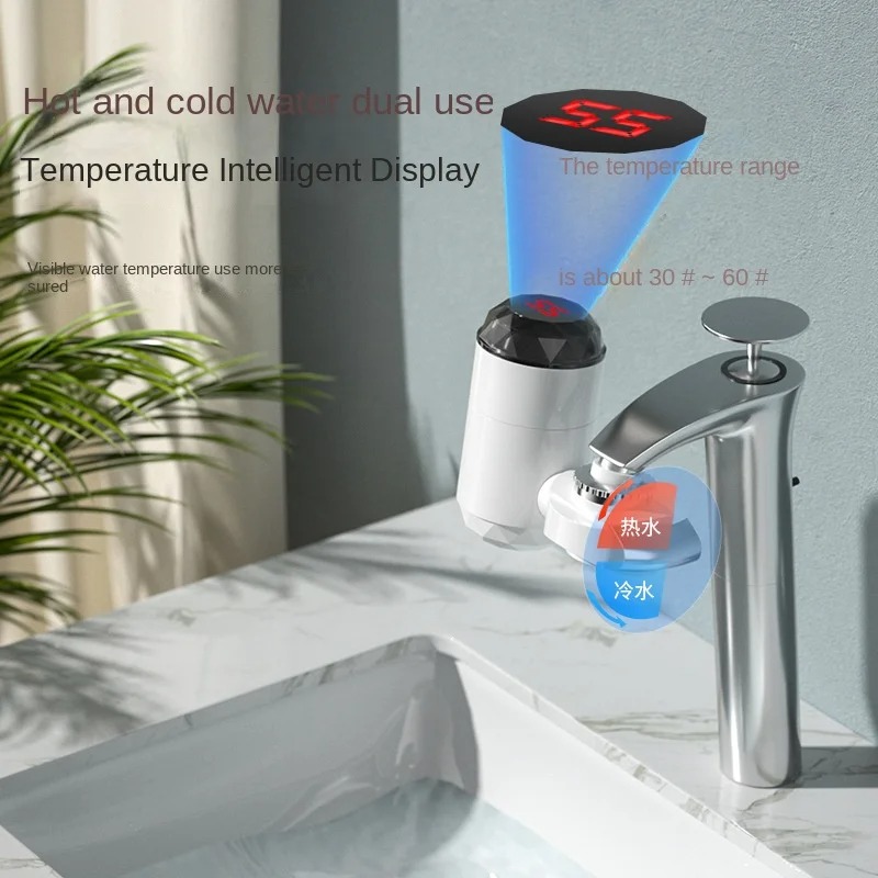 3000Wインスタント温水ヒーター蛇口、温度表示付きタンクレ - Kitchen Appliances And Utensils のレビューと価格
